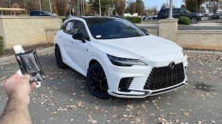 2024 Lexus RX500h F Sport: Start Up, Test Drive, Walkaround, POV and Review