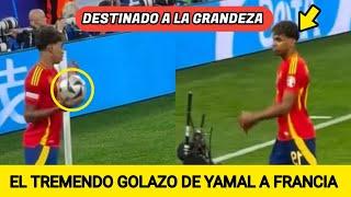 EL TREMENDO GOLAZO DE LAMINE YAMAL FRENTE A SELECCIÓN DE FRANCIA