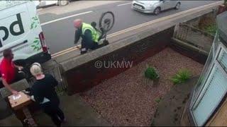 [ Instant Karma ] UK : Angry Aldi Cyclist Vs DPD Delivery Driver , Bradford | Yorkshire 
