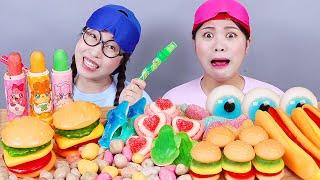 Course de bonbons à la gelée Mukbang DONA