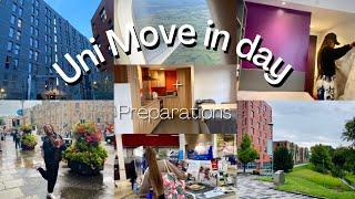 UNIVERSITY MOVE IN DAY + preparations ||First year student, UK 