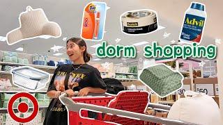 college dorm shopping 2024!! | at target | dorm room essentials haul!!