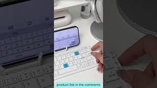 Mini Foldable Bluetooth Keyboard with Magnetic Stand #tech #shorts #smartgadgets