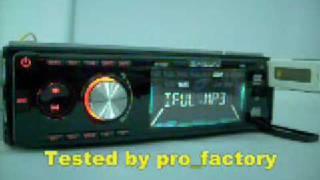 Gearflag 2032d in-dash Car Stereo DVD Player tested by pro factory