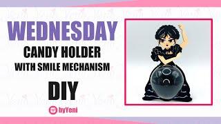 Merlina candy holder with Smile Mechanism - ByYeni