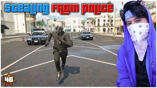 STEALING FROM POLICE STATION | EP#40 MR JUNIOR | GTAV