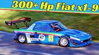 300+ HP Fiat X1/9 powered by Alfa-Romeo D2 Engine - Manuel Dondi and his 670Kg Hillclimb Monster!