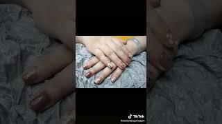 Brown#nail #nailgel #shortvideo #trendingvideo