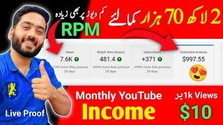 Alhamdulillah!!! My Monthly YouTube Income | YouTube Courses scam exposed in Pakistan