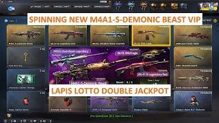 SPINNING NEW M4A1-S-DEMONIC BEAST VIP LAPIS LOTTO CROSSFIRE PH