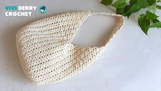 DIY Crochet Bag | Crochet Shoulder Bag Tutorial | Wonderful Crochet Pattern | ViVi Berry Crochet