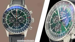 Breitling Navitimer 1 B01 mit grünem Zifferblatt AB0137241L1P1