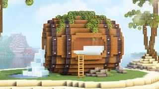 Minecraft: Wooden Barrel House Tutorial