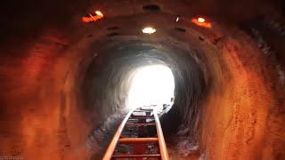 Gold Rush - Mine Train Roller Coaster Ride POV at Rainbow's End  