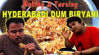 World Famous Hyderabadi Kachche Gosht Ki Biryani | Hyderabadi Chicken Dum Biryani MAKING & Tasting