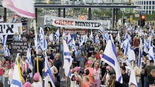 Israelis in Tel Aviv rally against the government | AFP