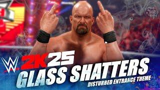 Stone Cold Steve Austin Updated w/ Disturbed Glass Shatters Entrance Theme | New WWE 2K25 Mods