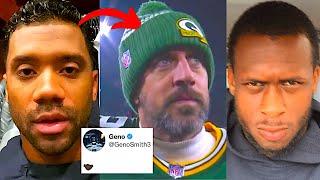 NFL PLAYERS REACT TO DETROIT LIONS BEAT GREEN BAY PACKERS | RODGERS & PACKERS OUT + SEAHAWKS ADVANCE