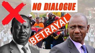 GENZ dissapointed with RAILA ODINGA Meeting RUTO as their leader, you are not our Leader!!PERIOD!