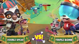 Double Spear Team vs Triple Bomb Team | Which Team Weapon is Useful  | Zooba