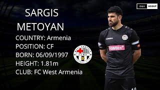 EXCLUSIVE: Sargis Metoyan | FK West-Armenia| CF | HIGHLIGHTS 2023/2024