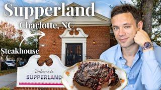 Eating at Supperland. A Steakhouse in a Former Church. Charlotte, North Carolina Food Crawl