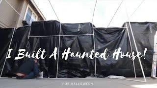 How to build a cheap haunted house! 2018!