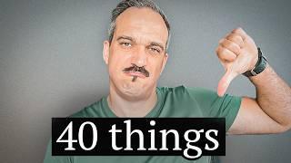 40 THINGS I NO LONGER BUY | Minimalism