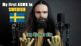 My first ASMR video in Swedish (Viskande, svenska, för avkoppling, a few triggers)