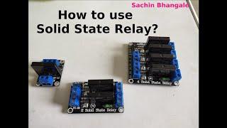 #34E, How to use Solid State Relay?