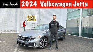 2024 Jetta from Volkswagen in the SEL trim // Most luxurious Jetta