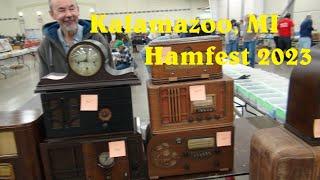 2023 Kalamazoo Michigan Hamfest Ham Vintage Radio Electronics antique Extravaganza Tour