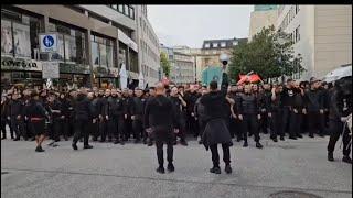 Corteo Curva Sud Milano Borussia Dortmund-Milan  Champions League 04/10/2023