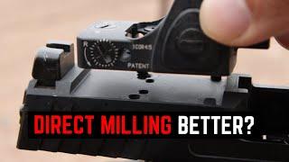 Direct milling VS optic plate - for handgun optics