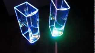 COOL SPEAKERS!! Xcellon Dancing Water Speakers with Light Show (DEMO / Review)