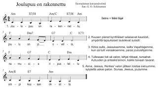 Joulupuu on rakennettu (tausta)