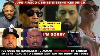 Eminem’s No. 1 Houdini TRIGGERS L Jamar , Lupe Denies DISSING Kendrick, Ice Cube Address BACKLASH