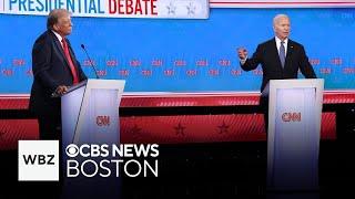 Biden, Trump meet in first 2024 presidential debate