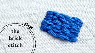 #22: brick stitch embroidery tutorial