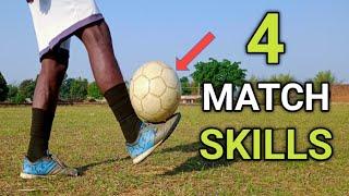 The 4 football highlights skills tutorial learn you good pro player || football skills