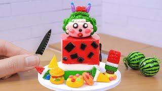 Miniature Chocolate Cake  Satisfying Miniature Watermelon Cake Decorating Ideas  Coco Cakes