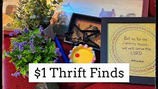 Thrifted Home Decor & More/ $1.00 Thrifted Items / Thrift Spring Haul