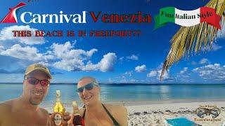 THIS BEACH IS IN FREEPORT?? #FunItalianStyle #youtubevideo #carnivalvenezia #freeport #bahamas
