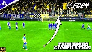 FC 24 - FREE KICKS COMPILATION #1 - PS5[4K60]