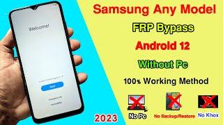 Samsung Android 12 FRP Bypass Any Model | Gmail Lock Remove Samsung Android 12 | Samsung Galaxy FRP