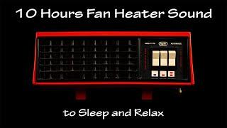 Fan Heater Sound 4 | ASMR | 10 Hours Long Extended Version
