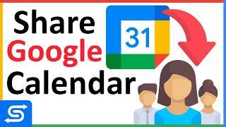 How to Share Google Calendar - Tutorial for Beginners