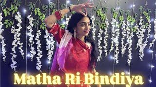 Matha Ri Bindiya | Trending Rajasthani Song | Dance Cover By-Teena Nayak @VeenaMusicRajasthan