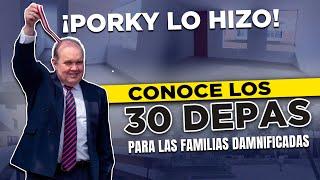 ¡PORKY LO HIZO! - 30 DEPAS PARA LAS FAMILIAS DAMNIFICADAS