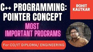 Object oriented programming Pointer programs- Rohit kautkar